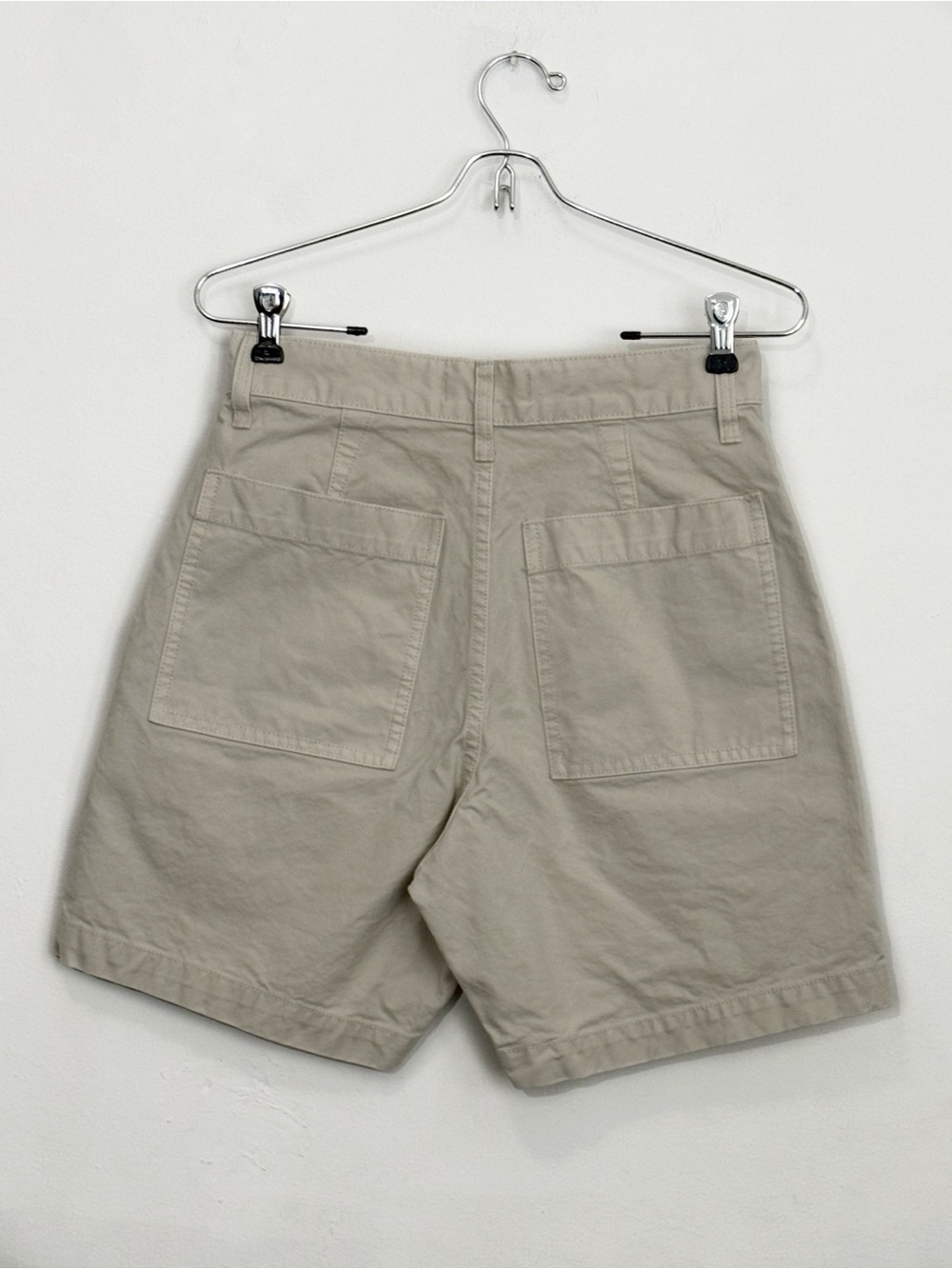 Madewell Carpenter Style Utility High Rise Shorts, Off White size 25 - Picture 4 of 7